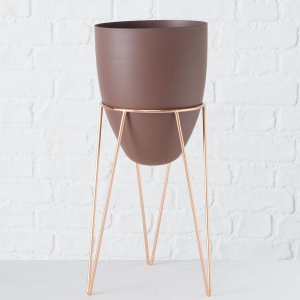 KEIN, ΚΑΣΠΩ ΚΑΦΕ ΜΕ ΒΑΣΗ ΜΕΤΑΛΛΙΚΗ ΧΡΥΣΗ D17xH42cm LARGE