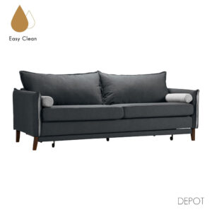 COMMODO ΚΑΝΑΠΕΣ ΚΡΕΒΑΤΙ 3ΘΕΣΙΟΣ ΑΝΘΡΑΚΙ ΓΚΡΙ 230x81x88