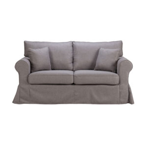 ASHLEY ΚΑΝΑΠΕΣ 2ΘΕΣΙΟΣ ΜΕ ΑΠΟΣΥΡΟΜΕΝΟ ΓΚΡΙ 173x85x95