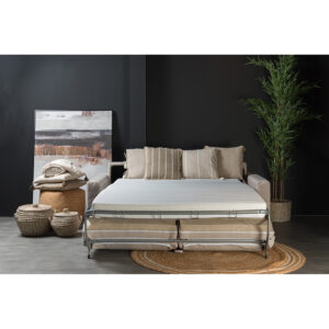 ITHAKI ΚΑΝΑΠΕΣ ΚΡΕΒΑΤΙ 3ΘΕΣΙΟΣ BEIGE 190x94x90