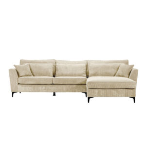 FOREVER ΚΑΝΑΠΕΣ ΓΩΝΙΑ ΔΕΞΙΑ BEIGE 316x185x92