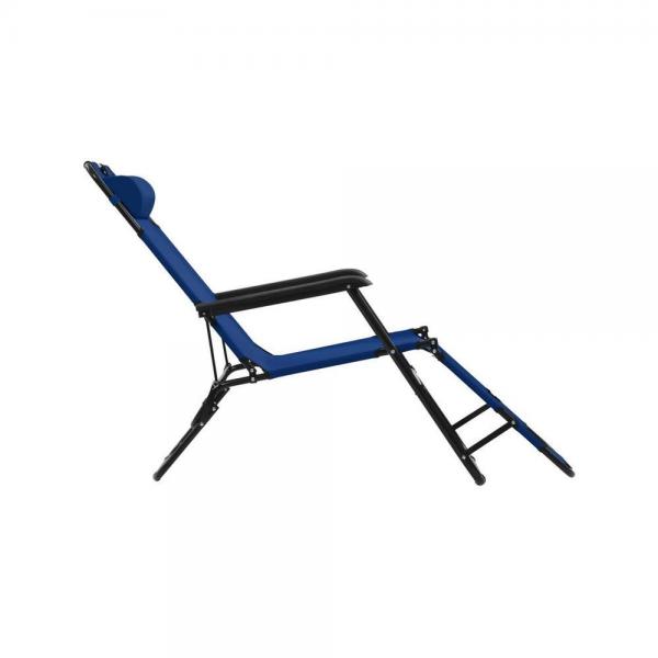 ΞΑΠΛΩΣΤΡΑ-ΚΑΡΕΚΛΑ ΠΤΥΣΣΟΜΕΝΗ ΜΠΛΕ 163x60x80εκ.