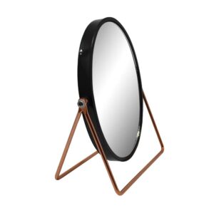 ΚΑΘΡΕΦΤΗΣ ΠΛΑΣΤΙΚΟΣ ΜΑΥΡΟΣ-ROSE GOLD 17x8,8x20εκ.