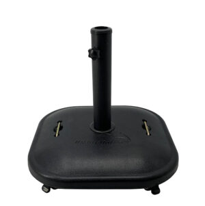 ΒΑΣΗ ΟΜΠΡΕΛΑΣ 25kg ΤΕΤΡΑΓΩΝΗ 50x50εκ. ΜΕ ΡΟΔΕΣ ΜΑΥΡΗ