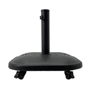 ΒΑΣΗ ΟΜΠΡΕΛΑΣ 25kg ΤΕΤΡΑΓΩΝΗ 50x50εκ. ΜΕ ΡΟΔΕΣ ΜΑΥΡΗ