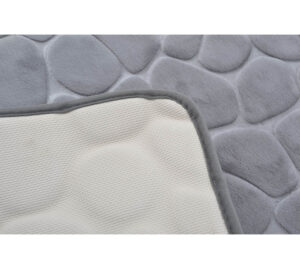 ΠΑΤΑΚΙ ΜΠΑΝΙΟΥ MEMORY FOAM ΓΚΡΙ ΒΟΤΣΑΛΟ ΜΕ SBR 50x80εκ.