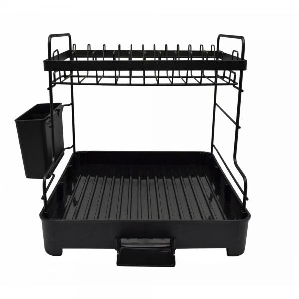 ΠΙΑΤΟΘΗΚΗ ΔΙΩΡΟΦΗ ΜΕΤΑΛΛΙΚΗ ΜΑΥΡΗ 30x32x30,5εκ.