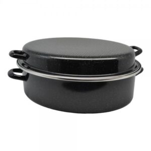 ΓΑΣΤΡΑ ΟΒΑΛ ΕΜΑΓΙΕ ΜΕ ΣΧΑΡΑ ΚΑΙ ΑΝΟΞΕΙΔΩΤΟ ΧΕΙΛΟΣ 42x32x16εκ.