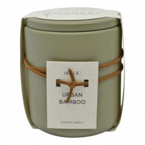 ΑΡΩΜΑΤΙΚΟ ΚΕΡΙ URBAN BAMBOO ΣΕ ΤΣΙΜΕΝΤΕΝΙΟ ΔΟΧΕΙΟ ΜΕ ΚΑΠΑΚΙ 8,8x8,8x10εκ.