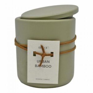 ΑΡΩΜΑΤΙΚΟ ΚΕΡΙ URBAN BAMBOO ΣΕ ΤΣΙΜΕΝΤΕΝΙΟ ΔΟΧΕΙΟ ΜΕ ΚΑΠΑΚΙ 8,8x8,8x10εκ.