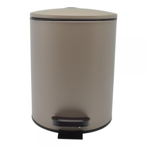 ΚΑΛΑΘΙ ΜΠΑΝΙΟΥ 5lt INOX ΜΠΕΖ ΓΚΡΙ ΜΑΤ SOFT CLOSE