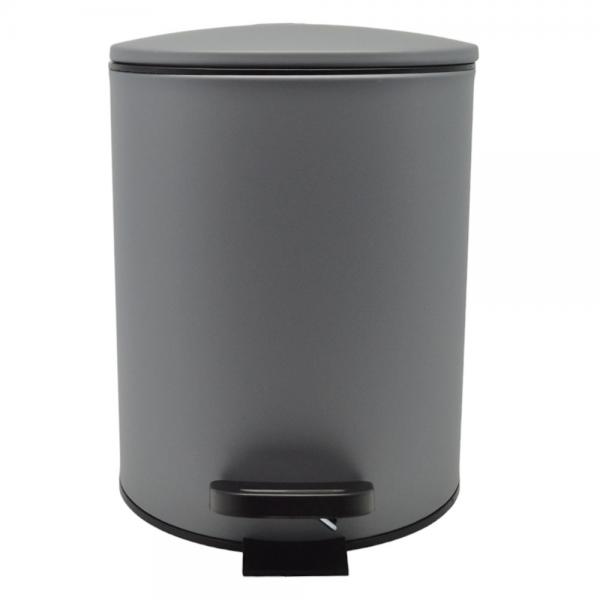 ΚΑΛΑΘΙ ΜΠΑΝΙΟΥ 5lt INOX ΓΚΡΙ ΜΑΤ SOFT CLOSE
