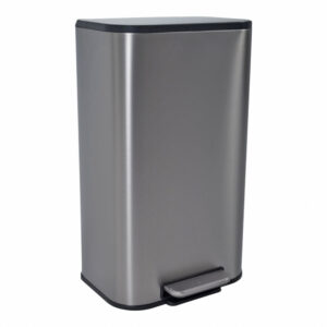 ΚΑΔΟΣ ΑΠΟΡΡΙΜΑΤΩΝ SOUL 30L SOFT CLOSE FINGER PRINT PROOF INOX ΜΑΤ
