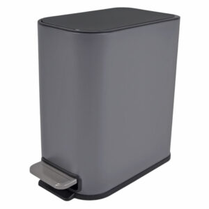 ΚΑΛΑΘΙ ΜΠΑΝΙΟΥ BELLO 5lt SOFT CLOSE SLIM ΜΕΤΑΛΛΙΚΟ ΓΚΡΙ ΜΑΤ