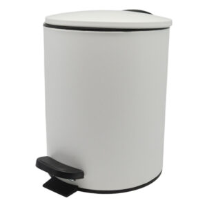 ΚΑΛΑΘΙ ΜΠΑΝΙΟΥ 5lt INOX ΑΣΠΡΟ ΜΑΤ SOFT CLOSE