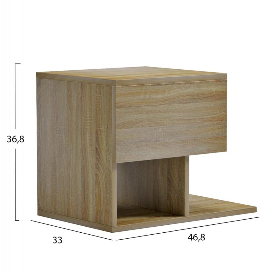 ΚΟΜΟΔΙΝΟ ΜΕΛΑΜΙΝΗ ΣΕ ΣΟΝΑΜΑ 46,8x33x36,8Υεκ