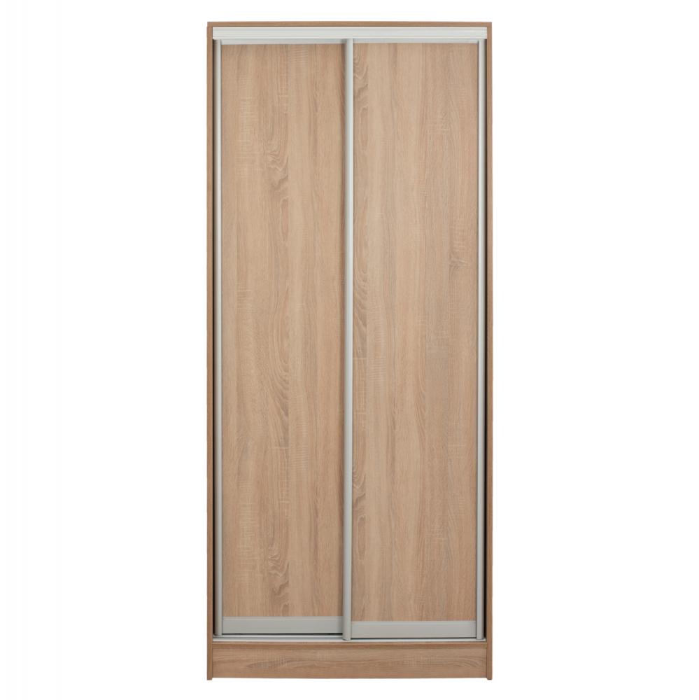 ΝΤΟΥΛΑΠΑ ΣΥΡΟΜΕΝΗ ΜΕΛΑΜΙΝΗΣ 90x45x210Yεκ. SONAMA OAK 2ΦΥΛΛΗ