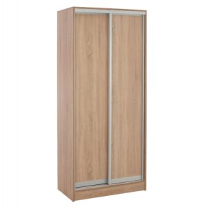 ΝΤΟΥΛΑΠΑ ΣΥΡΟΜΕΝΗ ΜΕΛΑΜΙΝΗΣ 90x45x210Yεκ. SONAMA OAK 2ΦΥΛΛΗ