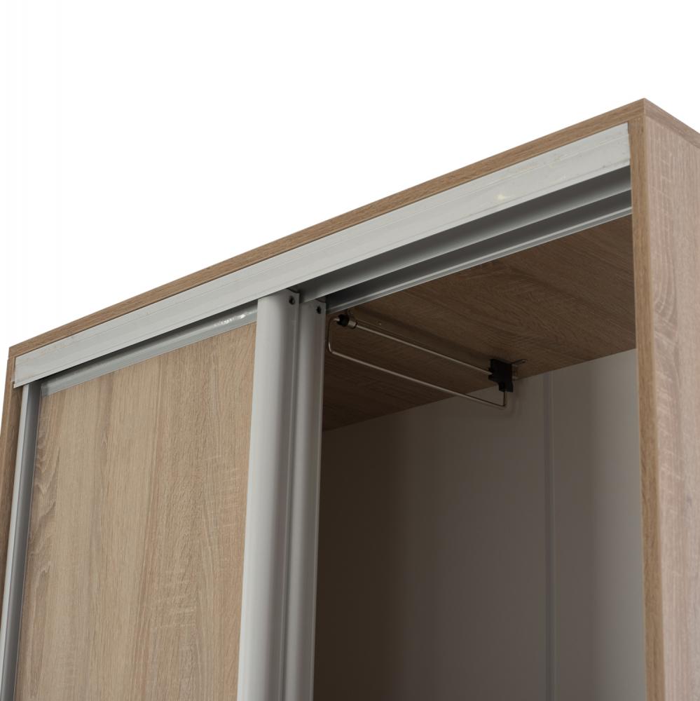 ΝΤΟΥΛΑΠΑ ΣΥΡΟΜΕΝΗ ΜΕΛΑΜΙΝΗΣ 90x45x210Yεκ. SONAMA OAK 2ΦΥΛΛΗ