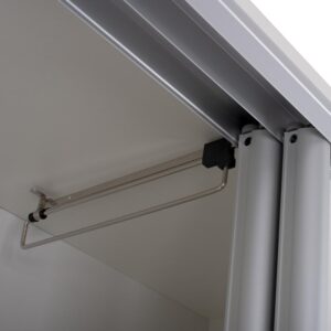 ΝΤΟΥΛΑΠΑ ΣΥΡΟΜΕΝΗ ΜΕΛΑΜΙΝΗΣ 90x45x210Yεκ. ΛΕΥΚΗ 2ΦΥΛΛΗ