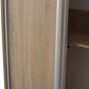 ΝΤΟΥΛΑΠΑ ΣΥΡΟΜΕΝΗ ΜΕΛΑΜΙΝΗΣ 90x45x210Yεκ. SONAMA OAK 2ΦΥΛΛΗ