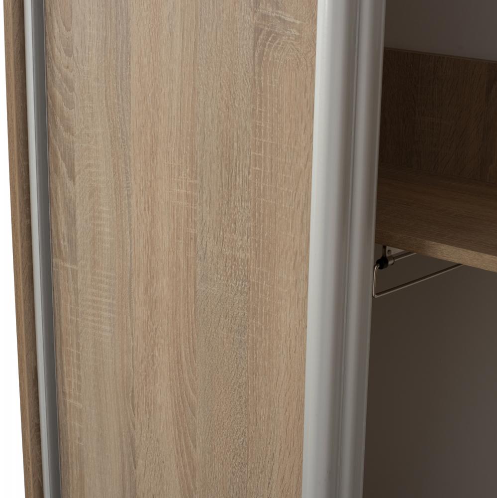 ΝΤΟΥΛΑΠΑ ΣΥΡΟΜΕΝΗ ΜΕΛΑΜΙΝΗΣ 90x45x210Yεκ. SONAMA OAK 2ΦΥΛΛΗ