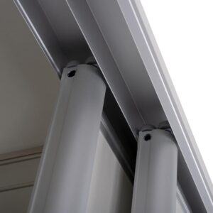 ΝΤΟΥΛΑΠΑ ΣΥΡΟΜΕΝΗ ΜΕΛΑΜΙΝΗΣ 90x45x210Yεκ. ΛΕΥΚΗ 2ΦΥΛΛΗ