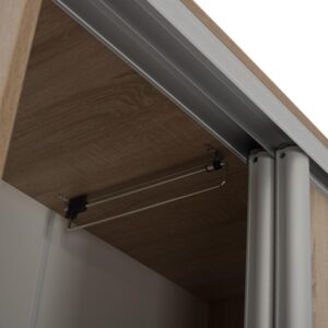 ΝΤΟΥΛΑΠΑ ΣΥΡΟΜΕΝΗ ΜΕΛΑΜΙΝΗΣ 90x45x210Yεκ. SONAMA OAK 2ΦΥΛΛΗ