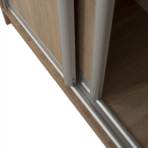 ΝΤΟΥΛΑΠΑ ΣΥΡΟΜΕΝΗ ΜΕΛΑΜΙΝΗΣ 90x45x210Yεκ. SONAMA OAK 2ΦΥΛΛΗ