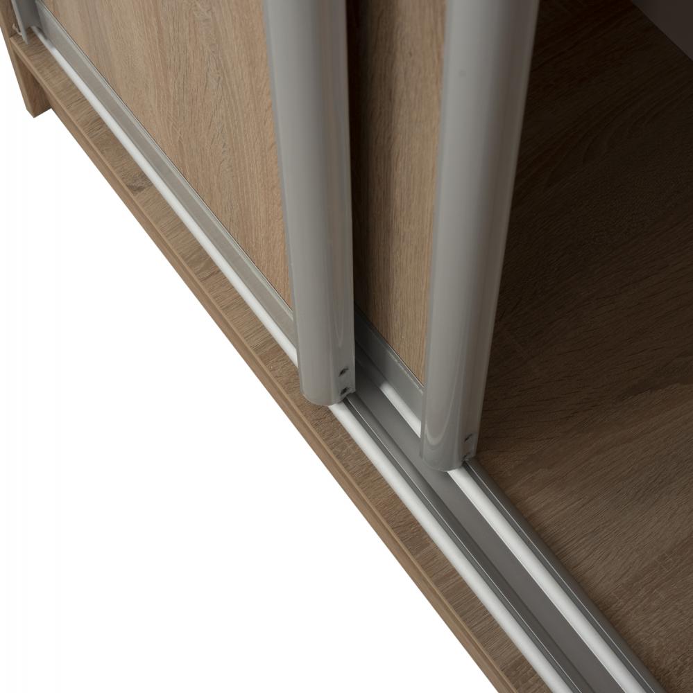 ΝΤΟΥΛΑΠΑ ΣΥΡΟΜΕΝΗ ΜΕΛΑΜΙΝΗΣ 90x45x210Yεκ. SONAMA OAK 2ΦΥΛΛΗ