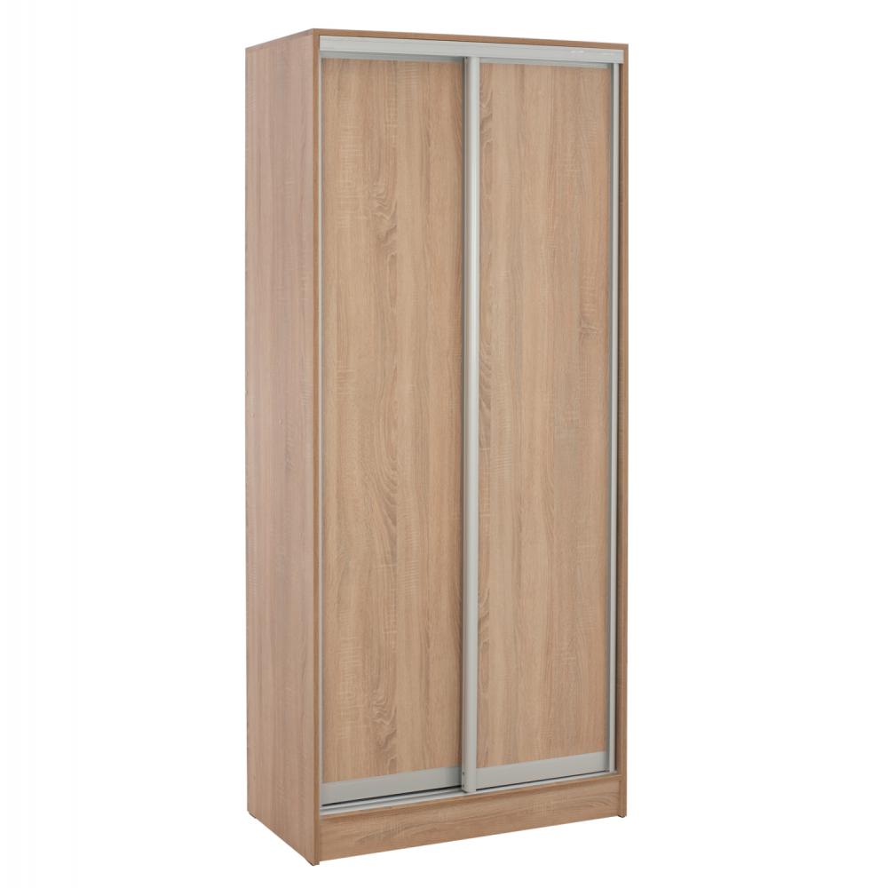ΝΤΟΥΛΑΠΑ ΣΥΡΟΜΕΝΗ ΜΕΛΑΜΙΝΗΣ 90x45x210Yεκ. SONAMA OAK 2ΦΥΛΛΗ
