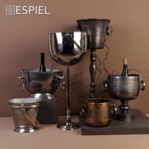 ΣΑΜΠΑΝΙΕΡΑ ΜΕ STAND ΚΑΙ ΛΑΒΕΣ ΑΛΟΥΜ. ΑΣΗΜΙ 28Χ28Χ77ΕΚ