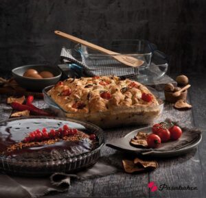 BORCAM SQUARE TRAY 4100ML TEMP. H:6,5 D:28,7CM P/108 GB1.OB6...