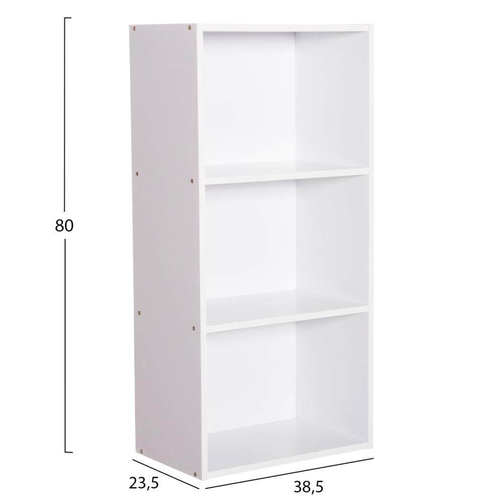 ΡΑΦΙΕΡΑ ΤΟΙΧΟΥ ΛΕΥΚΗ ΜΕΛΑΜΙΝΗ 38,5x23,5x80Υεκ.