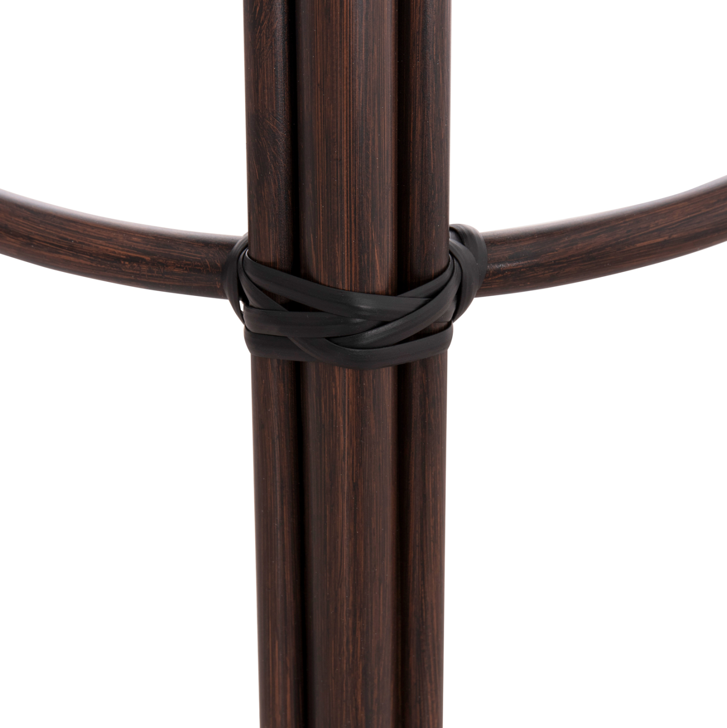 ΣΚΑΜΠΟ ΑΛΟΥΜΙΝΙΟΥ ΜΕΣ.ΥΨΟΥΣ CHINO BAMBOO LOOK & TEXTILENE ΚΑΦΕ 43x43x65Υεκ