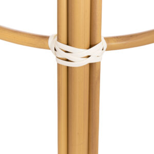 ΣΚΑΜΠΟ ΑΛΟΥΜΙΝΙΟΥ ΜΕΣ.ΥΨΟΥΣ CHINO BAMBOO LOOK ΦΥΣΙΚΟ & TEXTILENE 43x43x65Υεκ