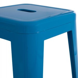 ΣΚΑΜΠΟ ΜΠΑΡ ΜΕΤΑΛΛΙΚΟ ΣΕ ΜΠΛΕ 43x43x78Υεκ.
