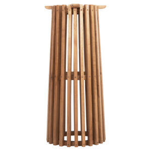 ΒΑΣΗ BAR STAND ΕΣΩΤ.ΧΩΡΟΥ ΜΕΣ.ΥΨΟΥΣ ΣΤΡΟΓΓΥΛΗ MINDI ΞΥΛΟ ΣΕ ΦΥΣΙΚΟ Φ40x90Υεκ.
