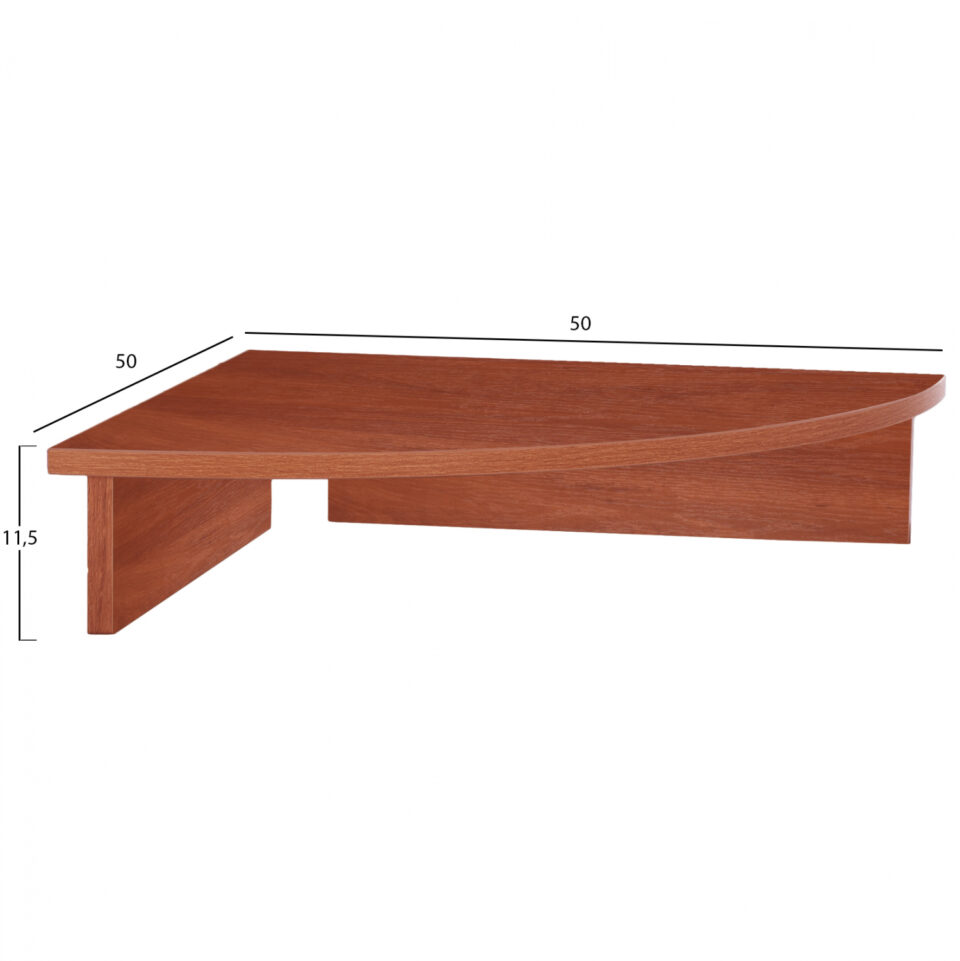 ΒΑΣΗ ΟΘΟΝΗΣ ΓΡΑΦΕΙΟΥ ΤΡΙΓΩΝΗ APPLE WOOD 50x50x11.6Υεκ.