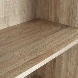 ΒΙΒΛΙΟΘΗΚΗ ΜΕΛΑΜΙΝΗΣ SONAMA ΜΕ ΧΕΡΟΥΛΙ ΜΕΤ.60x30x180εκ