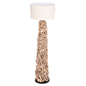 ΔΙΑΚΟΣΜΗΤΙΚΟ ΦΩΤΙΣΤΙΚΟ ΔΑΠΕΔΟΥ DRIFTWOOD--ΛΕΥΚΟ PVC Φ45x153Υεκ.