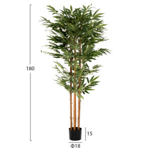 ΔΙΑΚΟΣΜΗΤΙΚΟ ΣΥΝΘΕΤΙΚΟ ΦΥΤΟ BAMBOO ΣΕ ΓΛΑΣΤΡΑ 180Υεκ.