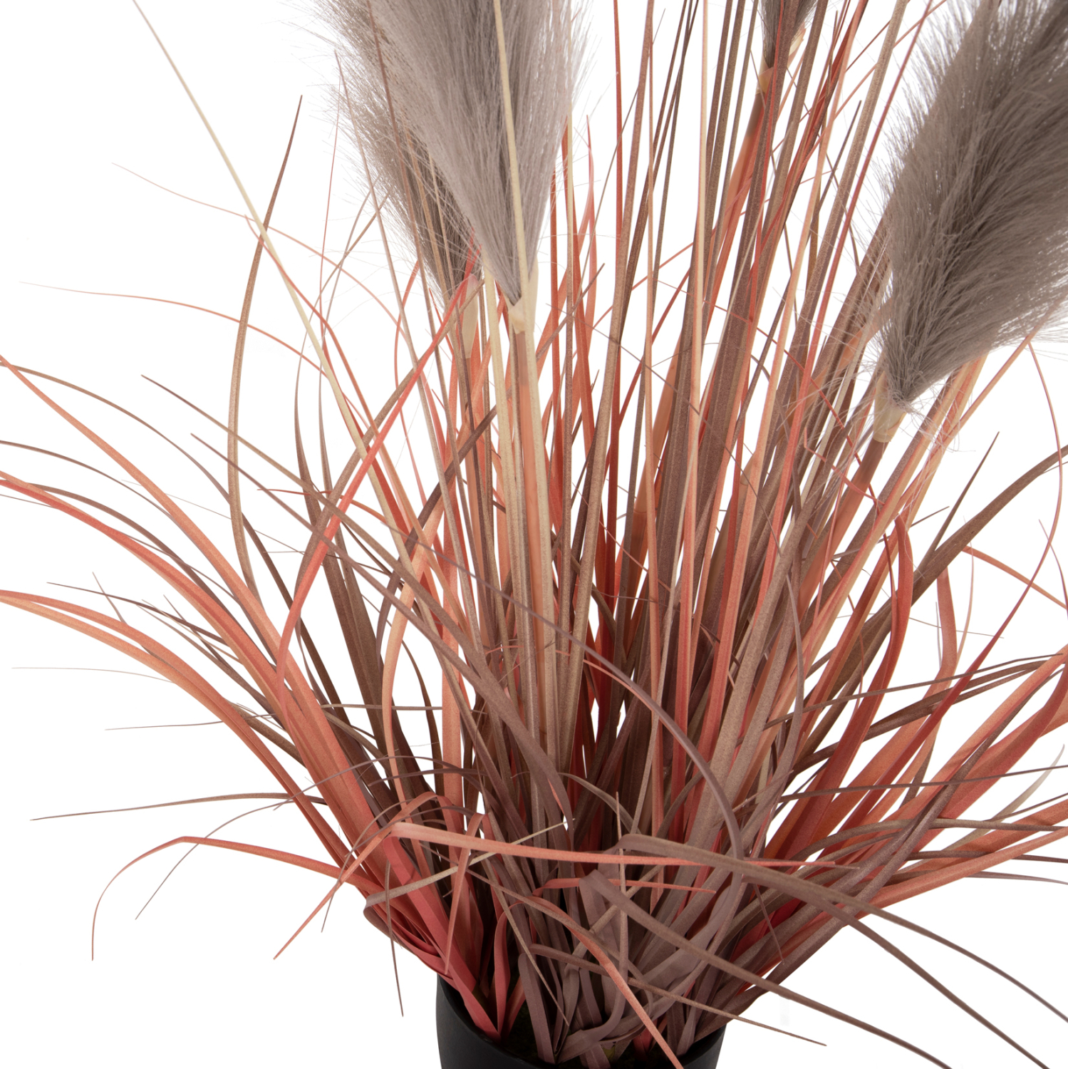 ΔΙΑΚΟΣΜΗΤΙΚΟ ΣΥΝΘΕΤΙΚΟ ΦΥΤΟ ΣΕ ΓΛΑΣΤΡΑ ME GRASS+FEATHERS Φ14,5x12,5-86Υεκ.