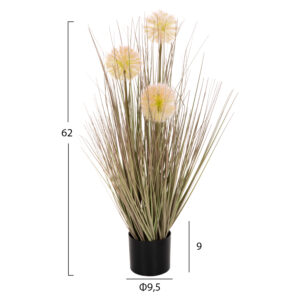 ΔΙΑΚΟΣΜΗΤΙΚΟ ΣΥΝΘΕΤΙΚΟ ΦΥΤΟ DANDELION/GRASS ΣΕ ΓΛΑΣΤΡΑ Φ9,5x9-62Υεκ.