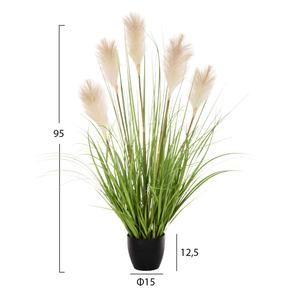 ΔΙΑΚΟΣΜΗΤΙΚΟ ΣΥΝΘΕΤΙΚΟ ΦΥΤΟ GRASS ΣΕ ΓΛΑΣΤΡΑ 95Y εκ.