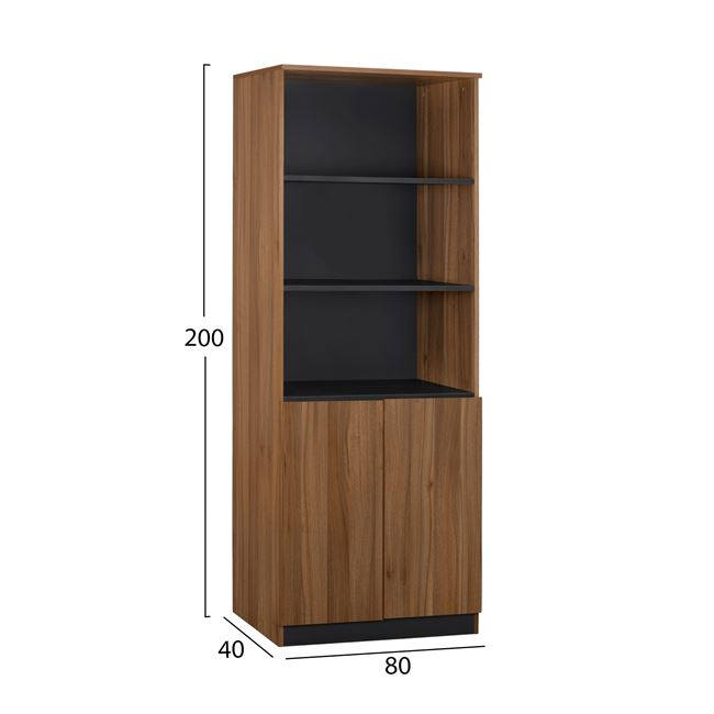 ΕΠΑΓΓΕΛΜΑΤΙΚΗ ΒΙΒΛΙΟΘΗΚΗ ΓΡΑΦΕΙΟΥ 80x40x200Υ εκ.