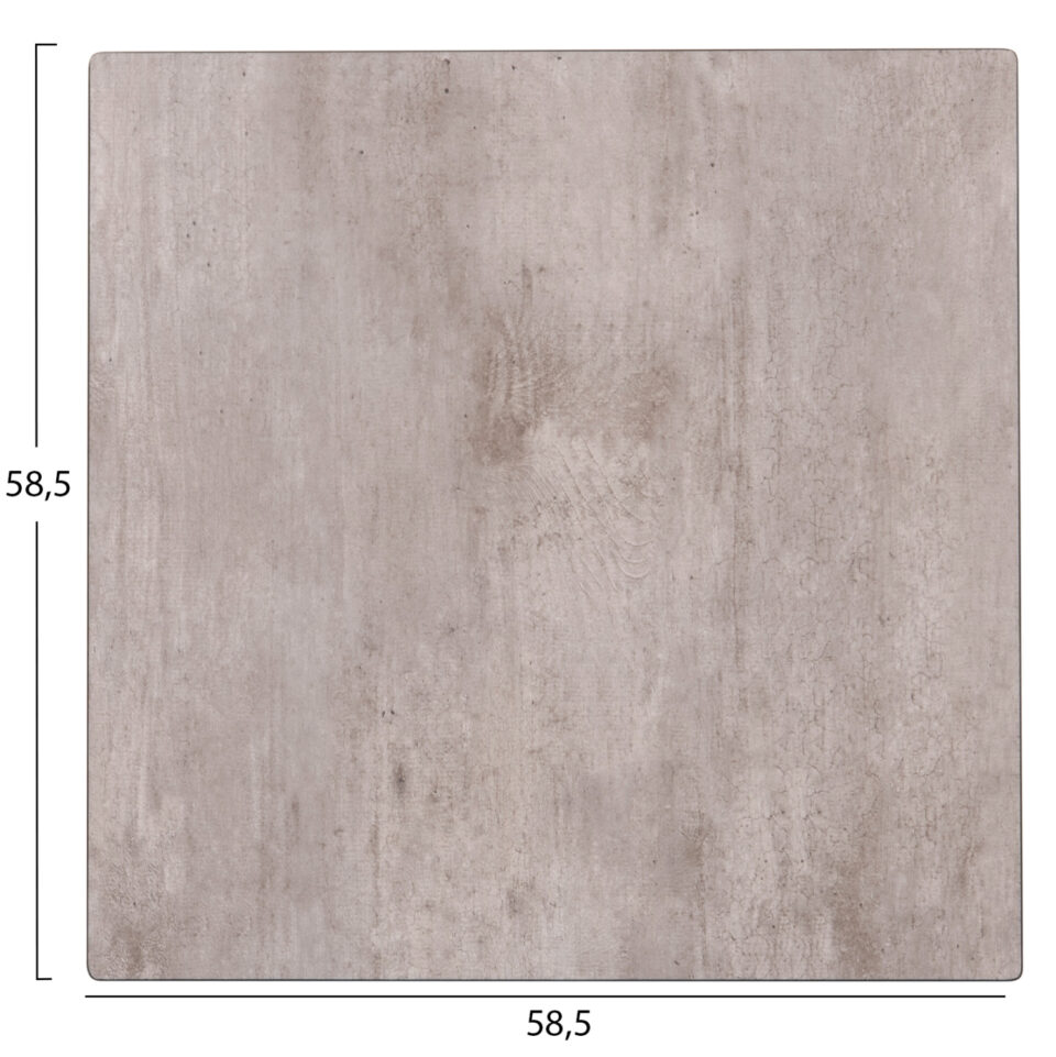 ΕΠΙΦΑΝΕΙΑ ΤΡΑΠΕΖΙΟΥ HPL ΤΕΤΡΑΓΩΝΗ CEMENT COMPACT 58.5X58.5X1.5εκ.