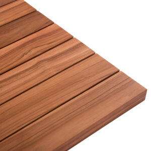 ΕΠΙΦΑΝΕΙΑ ΤΡΑΠΕΖΙΟΥ ΞΥΛΟ TEAK-ΦΥΣΙΚΟ ΤΕΤΡΑΓΩΝΗ ΜΑΣΙΦ 80x80x4(πάχος)εκ.