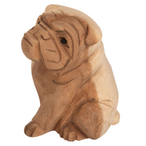 ΕΠΙΤΡΑΠΕΖΙΟ ΔΙΑΚΟΣΜΗΤΙΚΟ BULLDOG ΞΥΛΟ SUAR ΣΕ ΦΥΣΙΚΟ ΧΡΩΜΑ 9x8x12Y εκ.