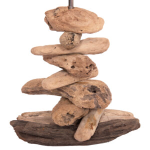 ΕΠΙΤΡΑΠΕΖΙΟ ΔΙΑΚΟΣΜΗΤΙΚΟ ΦΩΤΙΣΤΙΚΟ DRIFTWOOD & RATTAN 32x30x53Υεκ.